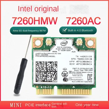 4.0 Bluetooth MINI PCIE 7260AC 7260HMW 1200 М 5G двухдиапазонная гигабитная внутренняя беспроводная сетевая карта