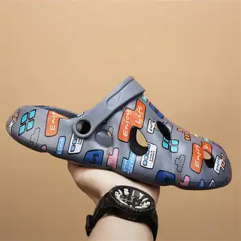 массивные открытые сзади мужские тапочки оригинальный бренд мужская обувь сандалии с носком кроссовки спортивные купить популярные брендовые роскошные YDX2